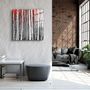 Other wall decoration - ・"Red Bicycle"・Glass Wall Art | Artdesigna Glass Printing Wall Arts. - ARTDESIGNA