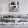 Autres décorations murales - ・"Purple Rose"・Glass Wall Art | Artdesigna Glass Printing Wall Arts. - ARTDESIGNA