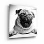 Autres décorations murales - ・"Black and White Flowers"・Glass Wall Art | Artdesigna Glass Printing Wall Arts. - ARTDESIGNA