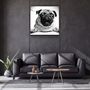 Autres décorations murales - ・"Black and White Flowers"・Glass Wall Art | Artdesigna Glass Printing Wall Arts. - ARTDESIGNA