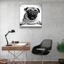 Autres décorations murales - ・"Black and White Flowers"・Glass Wall Art | Artdesigna Glass Printing Wall Arts. - ARTDESIGNA
