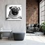 Autres décorations murales - ・"Black and White Flowers"・Glass Wall Art | Artdesigna Glass Printing Wall Arts. - ARTDESIGNA