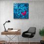 Autres décorations murales - ・"Colorful Umbrellas"・Glass Wall Art | Artdesigna Glass Printing Wall Arts. - ARTDESIGNA