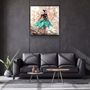 Other wall decoration - ・"Women (Pink)"・Glass Wall Art | Artdesigna Glass Printing Wall Arts. - ARTDESIGNA