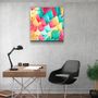 Autres décorations murales - ・"Dandelion"・Glass Wall Art | Artdesigna Glass Printing Wall Arts. - ARTDESIGNA