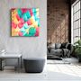 Autres décorations murales - ・"Dandelion"・Glass Wall Art | Artdesigna Glass Printing Wall Arts. - ARTDESIGNA