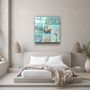 Autres décorations murales - ・"Colorful Umbrellas"・Glass Wall Art | Artdesigna Glass Printing Wall Arts. - ARTDESIGNA