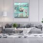 Autres décorations murales - ・"Colorful Umbrellas"・Glass Wall Art | Artdesigna Glass Printing Wall Arts. - ARTDESIGNA