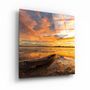 Other wall decoration - ・"Red Sunset"・Glass Wall Art | Artdesigna Glass Printing Wall Arts. - ARTDESIGNA