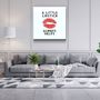 Other wall decoration - ・"All I need is coffee and red lipstick"・Glass Wall Art | Artdesigna Glass Printing Wall Arts. - ARTDESIGNA