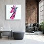 Other wall decoration - ・"Bay Giraffe"・Glass Wall Art | Artdesigna Glass Printing Wall Arts. - ARTDESIGNA