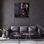 Autres décorations murales - ・"Floral Yellow"・Glass Wall Art | Artdesigna Glass Printing Wall Arts. - ARTDESIGNA