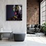 Autres décorations murales - ・"Floral Yellow"・Glass Wall Art | Artdesigna Glass Printing Wall Arts. - ARTDESIGNA