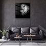 Other wall decoration - ・"Purple Damask"・Glass Wall Art | Artdesigna Glass Printing Wall Arts. - ARTDESIGNA