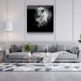 Other wall decoration - ・"Purple Damask"・Glass Wall Art | Artdesigna Glass Printing Wall Arts. - ARTDESIGNA
