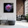 Autres décorations murales - ・"Pink rose"・Glass Wall Art | Artdesigna Glass Printing Wall Arts. - ARTDESIGNA