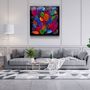 Other wall decoration - ・"Pink Pineapple"・Glass Wall Art | Artdesigna Glass Printing Wall Arts. - ARTDESIGNA