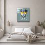 Other wall decoration - ・"Woman in Red Hat"・Glass Wall Art | Artdesigna Glass Printing Wall Arts. - ARTDESIGNA