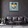 Other wall decoration - ・"Woman in Red Hat"・Glass Wall Art | Artdesigna Glass Printing Wall Arts. - ARTDESIGNA