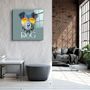 Other wall decoration - ・"Woman in Red Hat"・Glass Wall Art | Artdesigna Glass Printing Wall Arts. - ARTDESIGNA