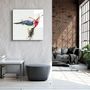 Other wall decoration - ・"Green Flower"・Glass Wall Art | Artdesigna Glass Printing Wall Arts. - ARTDESIGNA