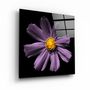 Other wall decoration - ・"Purple Flower"・Glass Wall Art | Artdesigna Glass Printing Wall Arts. - ARTDESIGNA