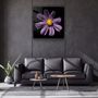 Other wall decoration - ・"Purple Flower"・Glass Wall Art | Artdesigna Glass Printing Wall Arts. - ARTDESIGNA