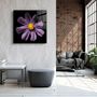 Other wall decoration - ・"Purple Flower"・Glass Wall Art | Artdesigna Glass Printing Wall Arts. - ARTDESIGNA