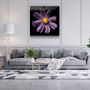 Other wall decoration - ・"Purple Flower"・Glass Wall Art | Artdesigna Glass Printing Wall Arts. - ARTDESIGNA