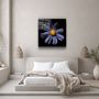 Other wall decoration - ・"Blue Flower"・Glass Wall Art | Artdesigna Glass Printing Wall Arts. - ARTDESIGNA