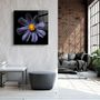 Other wall decoration - ・"Blue Flower"・Glass Wall Art | Artdesigna Glass Printing Wall Arts. - ARTDESIGNA