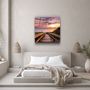 Autres décorations murales - ・"Sunset Landscape"・Glass Wall Art | Artdesigna Glass Printing Wall Arts. - ARTDESIGNA