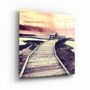 Autres décorations murales - ・"Mountain River Landscape"・Glass Wall Art | Artdesigna Glass Printing Wall Arts. - ARTDESIGNA