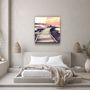 Autres décorations murales - ・"Mountain River Landscape"・Glass Wall Art | Artdesigna Glass Printing Wall Arts. - ARTDESIGNA