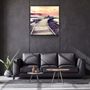 Autres décorations murales - ・"Mountain River Landscape"・Glass Wall Art | Artdesigna Glass Printing Wall Arts. - ARTDESIGNA