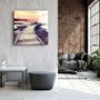 Autres décorations murales - ・"Mountain River Landscape"・Glass Wall Art | Artdesigna Glass Printing Wall Arts. - ARTDESIGNA