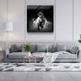 Other wall decoration - ・"Girl with Red Umbrella"・Glass Wall Art | Artdesigna Glass Printing Wall Arts. - ARTDESIGNA