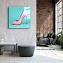 Autres décorations murales - ・"Abstract Cat"・Glass Wall Art | Artdesigna Glass Printing Wall Arts. - ARTDESIGNA