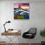 Autres décorations murales - ・"Lake and Mountain Landscape"・Glass Wall Art | Artdesigna Glass Printing Wall Arts. - ARTDESIGNA