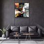 Autres décorations murales - ・"Blue Flower"・Glass Wall Art | Artdesigna Glass Printing Wall Arts. - ARTDESIGNA