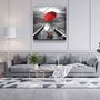 Autres décorations murales - ・"Lake and Mountain Landscape"・Glass Wall Art | Artdesigna Glass Printing Wall Arts. - ARTDESIGNA