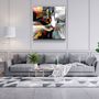 Autres décorations murales - ・"Blue Flower"・Glass Wall Art | Artdesigna Glass Printing Wall Arts. - ARTDESIGNA