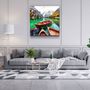Autres décorations murales - ・"Giraffe"・Glass Wall Art | Artdesigna Glass Printing Wall Arts. - ARTDESIGNA