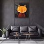 Other wall decoration - ・"Blue Flower"・Glass Wall Art | Artdesigna Glass Printing Wall Arts. - ARTDESIGNA