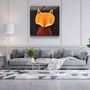 Other wall decoration - ・"Blue Flower"・Glass Wall Art | Artdesigna Glass Printing Wall Arts. - ARTDESIGNA
