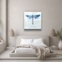 Autres décorations murales - ."Feather Necklace". Glass Wall Art | Artdesigna Glass Printing Wall Arts. - ARTDESIGNA