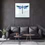 Autres décorations murales - ."Feather Necklace". Glass Wall Art | Artdesigna Glass Printing Wall Arts. - ARTDESIGNA