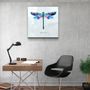 Autres décorations murales - ."Feather Necklace". Glass Wall Art | Artdesigna Glass Printing Wall Arts. - ARTDESIGNA