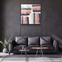 Other wall decoration - ."Moon Drops Gray". Glass Wall Art | Artdesigna Glass Printing Wall Arts. - ARTDESIGNA