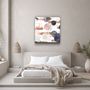 Autres décorations murales - ."Pastel Abstract 3". Glass Wall Art | Artdesigna Glass Printing Wall Arts. - ARTDESIGNA